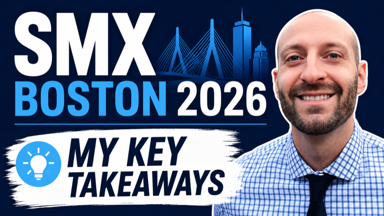 SMX Boston 2026: My Key Takeaways, with Brian Gorman and the Boston skyline